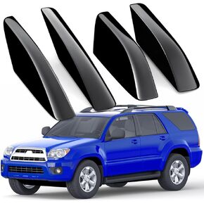 قبعات نهاية سقف السيارة مناسبة ل Toyota 4runner 4WD N210 2003 2004 2005 2006 2007 2008 2009 سقف رف سقف الغلاف السقف الغطاء السقف الأمتعة حماية رف السكك الحديدية