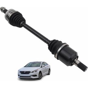 66-3829 Front Left Driver Side CV Axle Shaft Assembly Compatible with 2015-2019 Hyundai Sonata & 2016-2020 Kia Optima L4 2.4L Replace #49500C2210，60-3829
