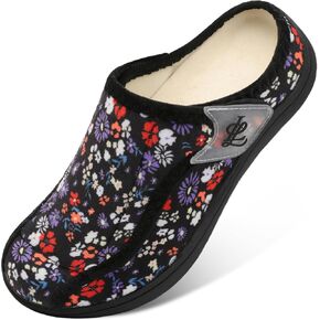 ليفيت النسائية النعال العريضة السكري النعال النعال القابلة للتعديل الوذمة منتفخة السد من الشببر ناعم دافئ الأحذية in Kuwait