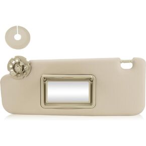 Left Drivers Side Beige Sun Visor fit for Chevrolet Chevy Cruze 2011 2012 2013 2014 2015 2016 Sunvisor Replacement 95034256 95034253 84126667 84126658