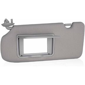 YOUXMOTO Sun Visor Left Driver Side for Honda CRV 2017 2018 2019 2020 2021 2022 Grey, Replaces# 83280TLAA12ZB, with Vanity Mirror