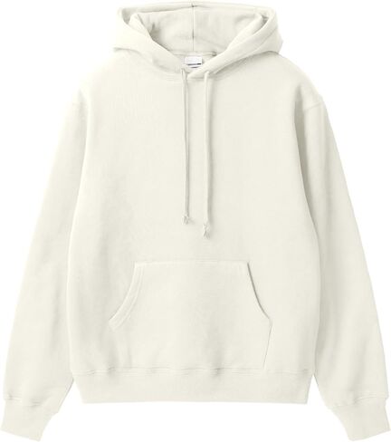 Ohoo Men's Loose Fit Midweight Hoodies Pullover French Terry Long Sleeve Hooded Sweatshirt with Pocket in Saudi Arabia