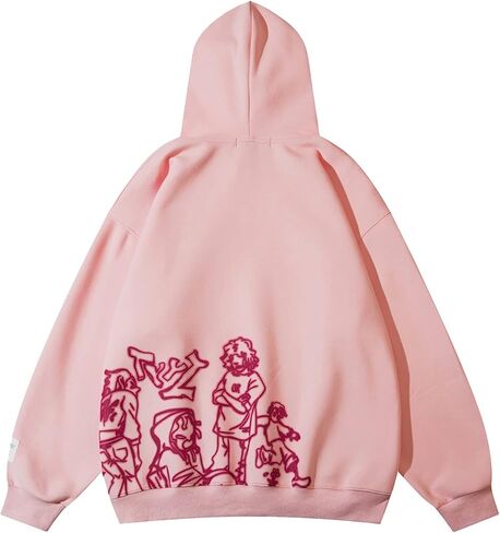 Y2k Hoodie for Women Men Fashion Carton Hoodie Retro Vintage Casual Hip Hop Long Sleeve Halajuku Sweatshirt in Kuwait