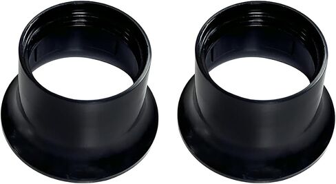 2 Pack Light Socket Shade Rings, E26 Light Socket Collar Ring,Black Retaining Rings for Glass Lamp Shades/Light Fixtures in Saudi Arabia