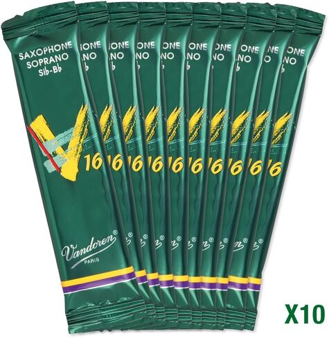 Vandoren SR7125 Soprano Sax V16 Reeds Strength 2.5; Box of 10 in Saudi Arabia