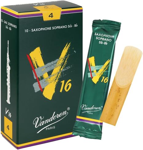 Vandoren SR7125 Soprano Sax V16 Reeds Strength 2.5; Box of 10 in Saudi Arabia