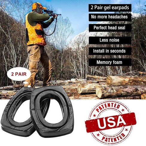 PROHEAR GEP02 Gel Ear Pads for Howard Leight by Honeywell Impact Sport Pro Sync Leightning Earmuffs in Saudi Arabia