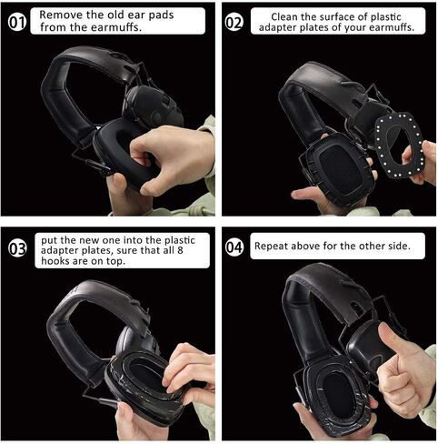 PROHEAR GEP02 Gel Ear Pads for Howard Leight by Honeywell Impact Sport Pro Sync Leightning Earmuffs in Saudi Arabia