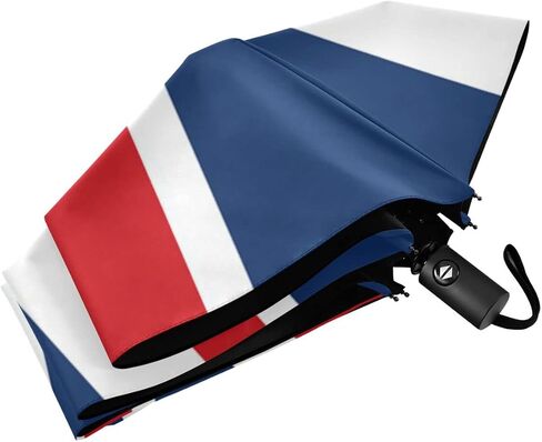 ALAZA Folding Umbrella Inverted Umbrella Automatic Open Close Compact Umbrella Portable Large for Rain Sun UV Protection Windproof in Saudi Arabia