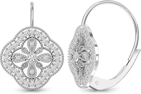 LECALLA 925 Sterling Silver Leverback Drop أقراط خفيفة الوزن بوهيميا دمعة قطرة متدلية للنساء in Kuwait