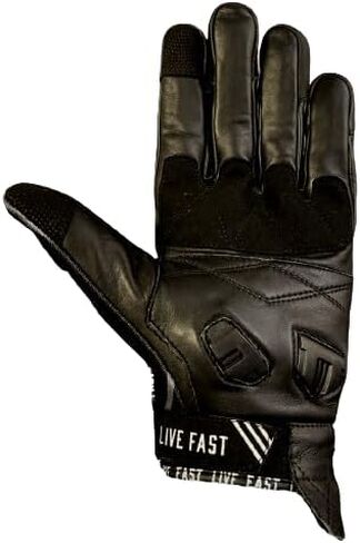 Black & Orange Motorcycle Gloves in Saudi Arabia