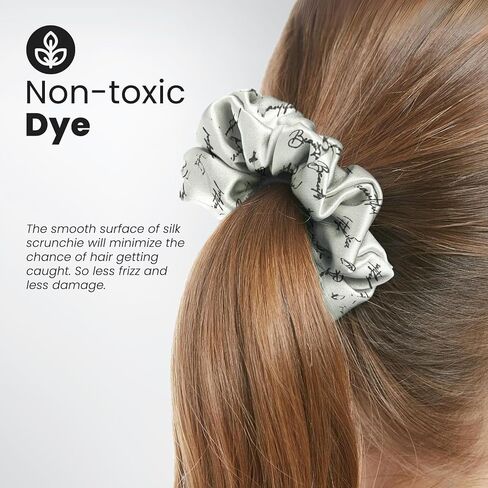 Scrunchies تصميم لطيف لجميع نوع الشعر مرنة الشفرات كبيرة لذيل الحصان XL srcunchies تعيين هذه العلاقات الشعر الناعمة رائعة لكل مناسبة (النجوم) in Kuwait