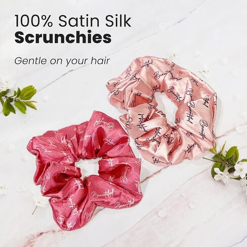 Scrunchies تصميم لطيف لجميع نوع الشعر مرنة الشفرات كبيرة لذيل الحصان XL srcunchies تعيين هذه العلاقات الشعر الناعمة رائعة لكل مناسبة (النجوم) in Kuwait