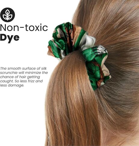 Scrunchies تصميم لطيف لجميع نوع الشعر مرنة الشفرات كبيرة لذيل الحصان XL srcunchies تعيين هذه العلاقات الشعر الناعمة رائعة لكل مناسبة (النجوم) in Kuwait