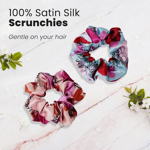 Scrunchies تصميم لطيف لجميع نوع الشعر مرنة الشفرات كبيرة لذيل الحصان XL srcunchies تعيين هذه العلاقات الشعر الناعمة رائعة لكل مناسبة (النجوم) in Kuwait