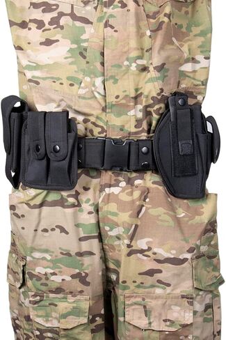 TokFlys Tactical Utility Belt with10 Pouches Security Military Duty Nylon Belt in Kuwait