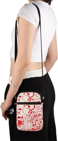 JXGZSO Dark Humor You Inspire My Inner Serial Killer Crossbody Bag Adult Humor Funny Quote Shoulder Bag in Saudi Arabia