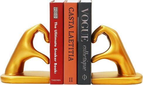 Book Book Gold Wead Design - Bookends for Shelps ، Sculpture Gold Desk Accesories ، Decord Room Book Decord in Saudi Arabia