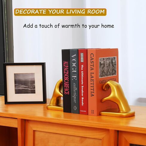 Book Book Gold Wead Design - Bookends for Shelps ، Sculpture Gold Desk Accesories ، Decord Room Book Decord in Saudi Arabia