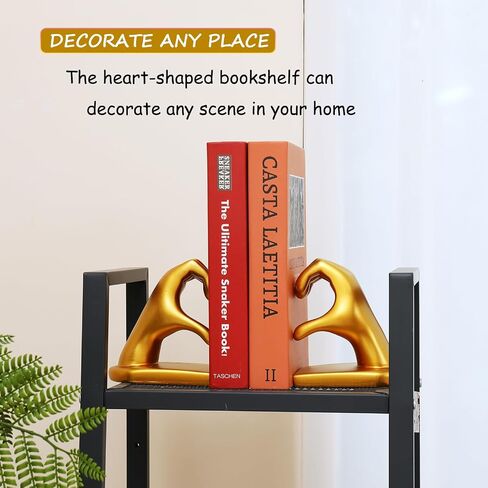 Book Book Gold Wead Design - Bookends for Shelps ، Sculpture Gold Desk Accesories ، Decord Room Book Decord in Saudi Arabia
