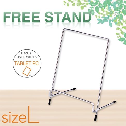 Asuka DB521 Free Plate Stands لعرض كتاب لوحة زخرفية ، صور Easel صغيرة ، Silver 4inch شاشة in Kuwait