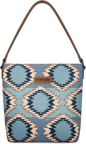 حقيبة Montana West X Wrangler Hobo For Women Aztec Boho محفظة الكتف مع حزام عريض in Kuwait