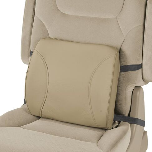 BDK Universal Fit Cushioned Back Car Support Lumbar - (Beige) in Kuwait