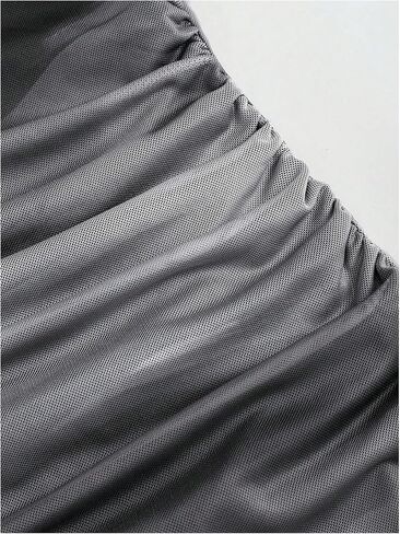 SOLY HUX Women's Tie Dye Ruched Bodycon Maxi Dress Sexy Mesh Sleeveless Cocktail Party Club Long Cami Dresses in Saudi Arabia