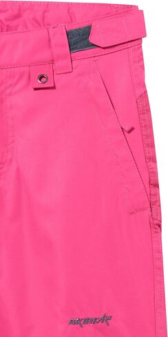 SkiGear Kids Snow Pants with Reinforced Knees and Seat, Black, Small in Saudi Arabia
