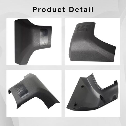Right Rear Roof Rack Rail Cover End Cap for 2020-2024 Toyota Highlander Limited Platinum XLE XSE (Not L, LE), Black ABS Roof Luggage Cargo Exterior Protection Shell Trim Replacement in Saudi Arabia