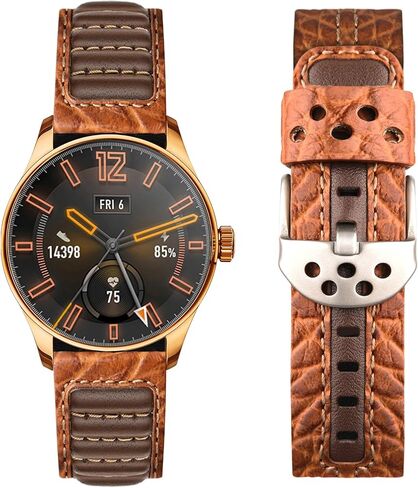 Wristitani Leather Watch Band for Men, 20mm 22mm Top Genuine Leather Watch Strap - Quick Release Leather Watch Band Vintage Wristband fit for Classic Quartz Mechanical Smartwatches in Saudi Arabia