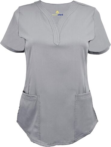 Women's Scrub Set Stretch and Ultra Soft Y-Neck Medical Scrub Top and Pants in Saudi Arabia