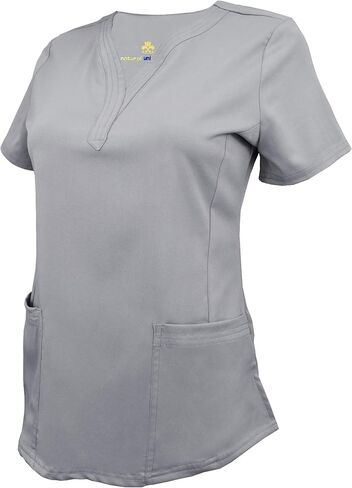 Women's Scrub Set Stretch and Ultra Soft Y-Neck Medical Scrub Top and Pants in Saudi Arabia