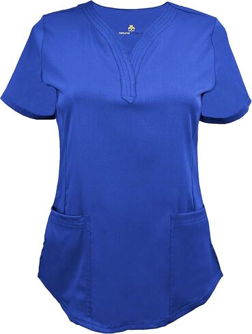 Women's Scrub Set Stretch and Ultra Soft Y-Neck Medical Scrub Top and Pants in Saudi Arabia