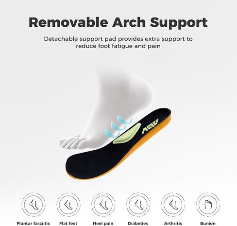 Gannou Wide Toe Box Shoes for Men Arch Support Walking Walking Thislity Tengiitis Tennis Sineakers Size 13 Black in Kuwait