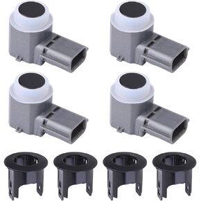 Set of 4 Rear Reverse Backup Parking Bumper Park Assist Sensor, 28438-5ZA3B 28533-3SH0A Parking Aid Sensor Bumper fit for Infiniti Q50 Q60 Q70 2014-2020 for Nissan Maxima Titan 2015-2018