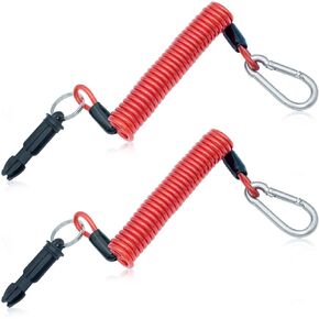 2pcs Trailer Breakaway Cable,6ft Trailer Emergency Brake Cable,Rv Breakaway Cable,Applicable to Trailer Breakaway kit
