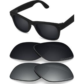 Blazerbuck عدسات بديلة مضادة للملور للملح لصالح Rayban Meta Wayfarer RW4006 50mm Sunglass - 2 أزواج in Kuwait