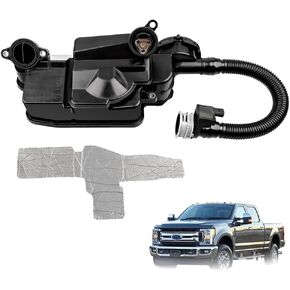 DC3Z-6A785-C Oil Separator Assembly Fit for 2011-2016 Ford F250 F350 F450 F550 Super Duty 6.7L V8 Diesel Engine PCV CCV Oil Separator Replaces# DC3Z6A785C, BC3Z6A785A