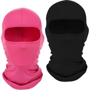 2Pcs Multifunctional Full Face Cover Ski Mask Balaclava Shiesty Unisex Summer Cooling Hood Cap Neck Gaiter Windproof UV Protector Lightweight for Outdoor Sports Motorcycle Snowboard