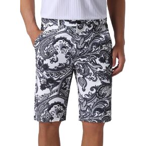 Lars Amadeus Paisley Shorts for Men's Summer Retro Flower Pattern Floral Printed Shorts