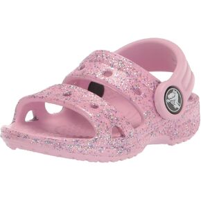 Crocs Unisex-Child Classic Glitter Sandal Water Shoe
