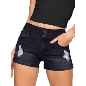 Hybrid & Company Women's Super Comfy Stretched Dreyim Bermuda Shorts Capri