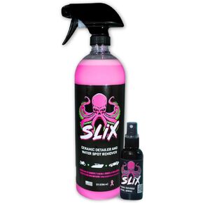 Boat and Car Detailing Spray | Water Spot Remover Boats | SLIX | Ceramic Coating for Cars & Boats | Waterless Car & Boat Cleaner | Protects Finish | Lasting Shine | Refreshing Coco-Lime Scent | 32 Oz