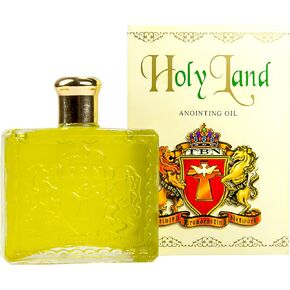 TBN Anointing Oil from Holy Land Scented with Frankincense and Myrrh 50ml(1.7Fl oz) - Glass Bottle - Packed in USA by 3 Arches USA