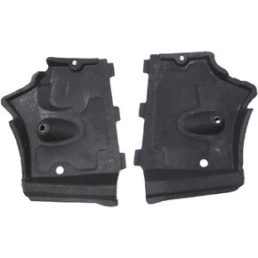 SecosAutoparts 2PCS Front Passenger & Driver Side Under Body Splash Guard Shield Cover 4G0825202A Compatible with Audi A6 S6 C7 A7 2011-2017