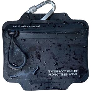 Waterproof Wallet with Hypalon TPU Composite & TOPAZ Submersible Wallet Protection for Keys, Cards