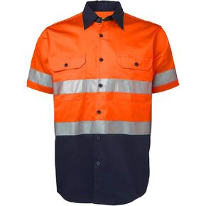 High Visibility Shirt for Men Reflective Hi Vis Work Safety Shirt Hi Viz Class 3
