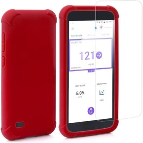 متوافق مع Omnipod 5 PDM ، مجموعة السيليكون ومجموعة أفلام الزجاج المقسّر ، مجموعة الحماية الكاملة للمستقبل مع غطاء واقعي ووقاية شاشة HD لـ Omnipod5 ، مضاد للأصابع ، تسهيل التثبيت