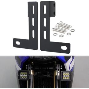 Xitomer 4mm Steel Motorcycle Auxiliary Light Mount, Fit for Tenere 700 XTZ690 2024 2023 2022 2021 2020 2019 XTZ690 2019-2024, Auxiliary Light Bracket Led Light Mounts